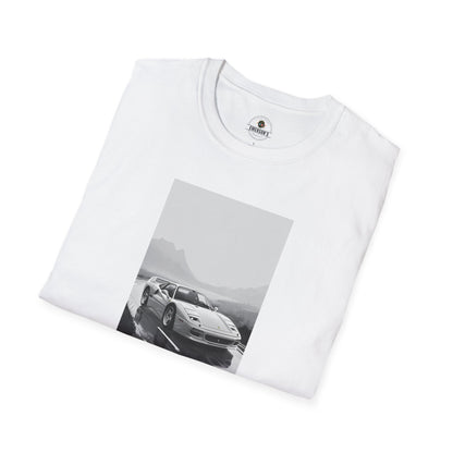 Black & White Sports Car Tee