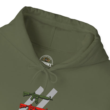 The Pew Pew Hoodie — Cool Multi-Color Design