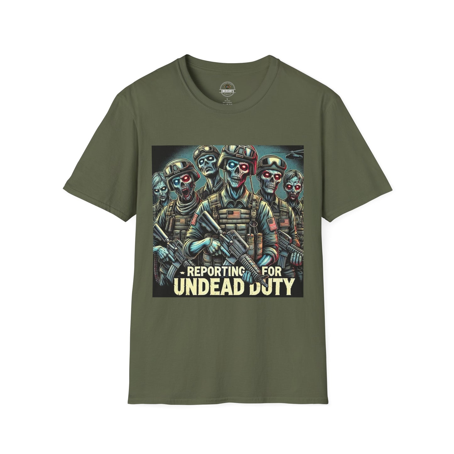 Military Zombies Reporting for Undead Duty Tee