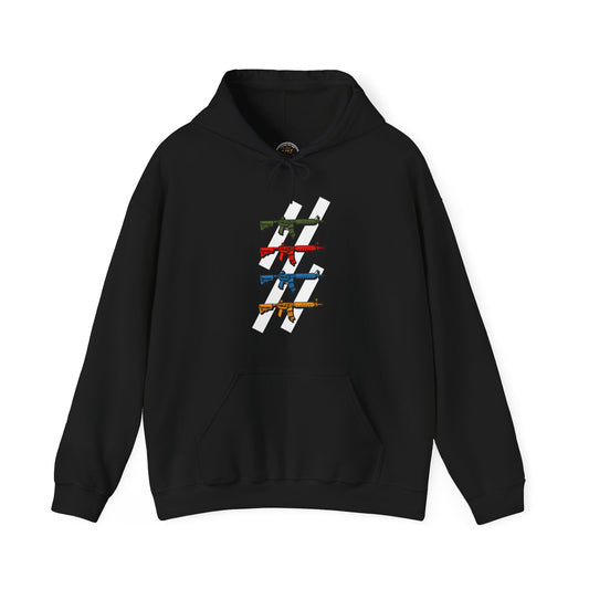 The Pew Pew Hoodie — Cool Multi-Color Design