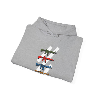 The Pew Pew Hoodie — Cool Multi-Color Design