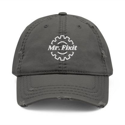 Mr Fix-It Embroidered Distressed Dad Hat