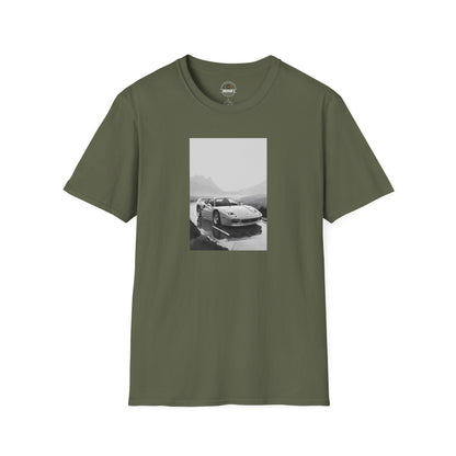 Black & White Sports Car Tee
