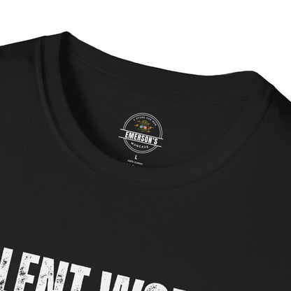 Silent Work. Loud Results. Motivational Tee