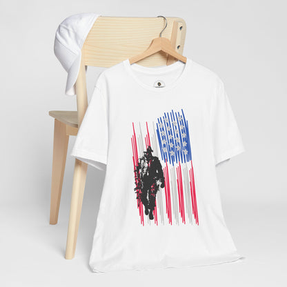 Veteran and American Flag Tee