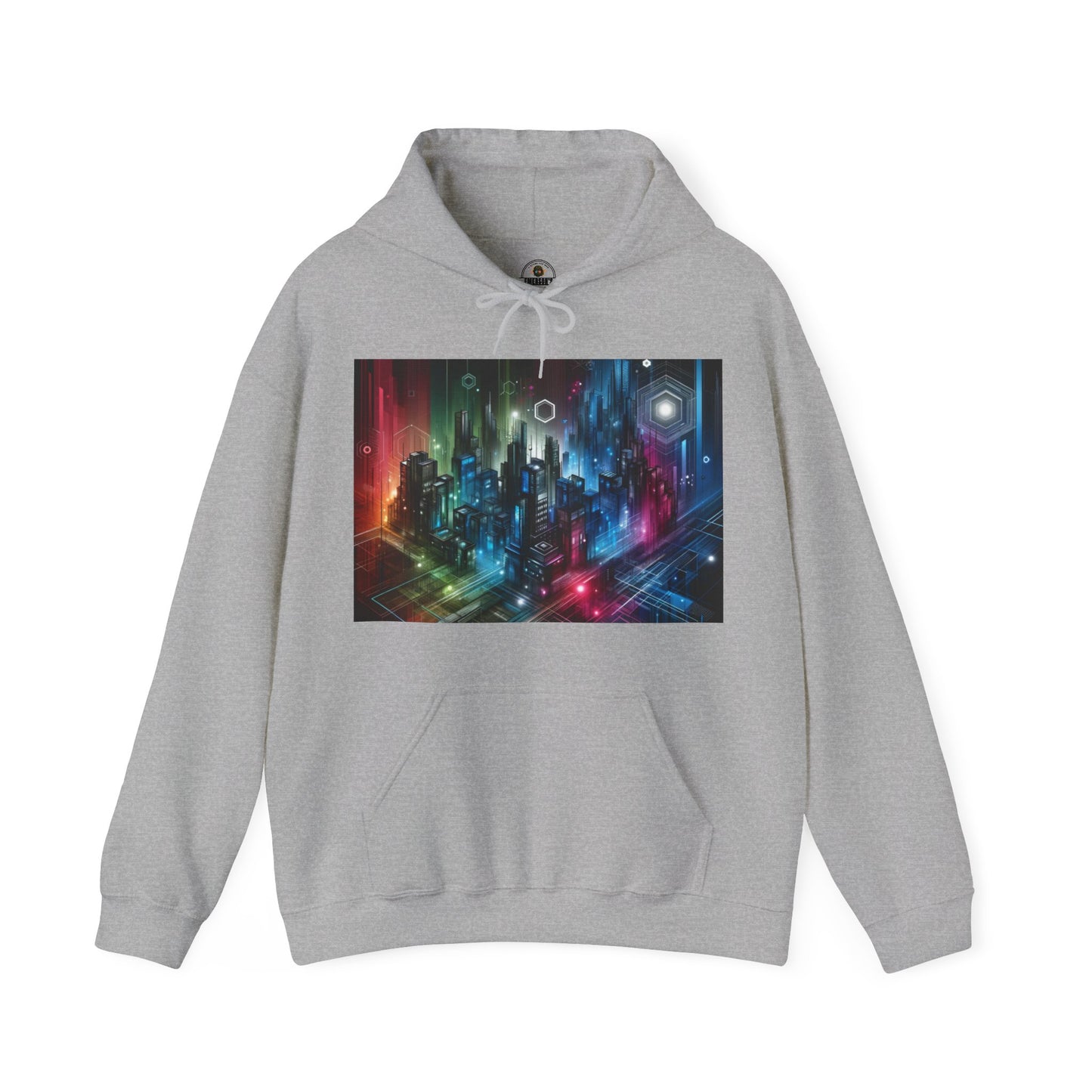 Futuristic Urban City Hooded Sweatshirt/Hoodie