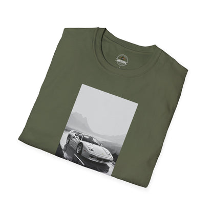 Black & White Sports Car Tee
