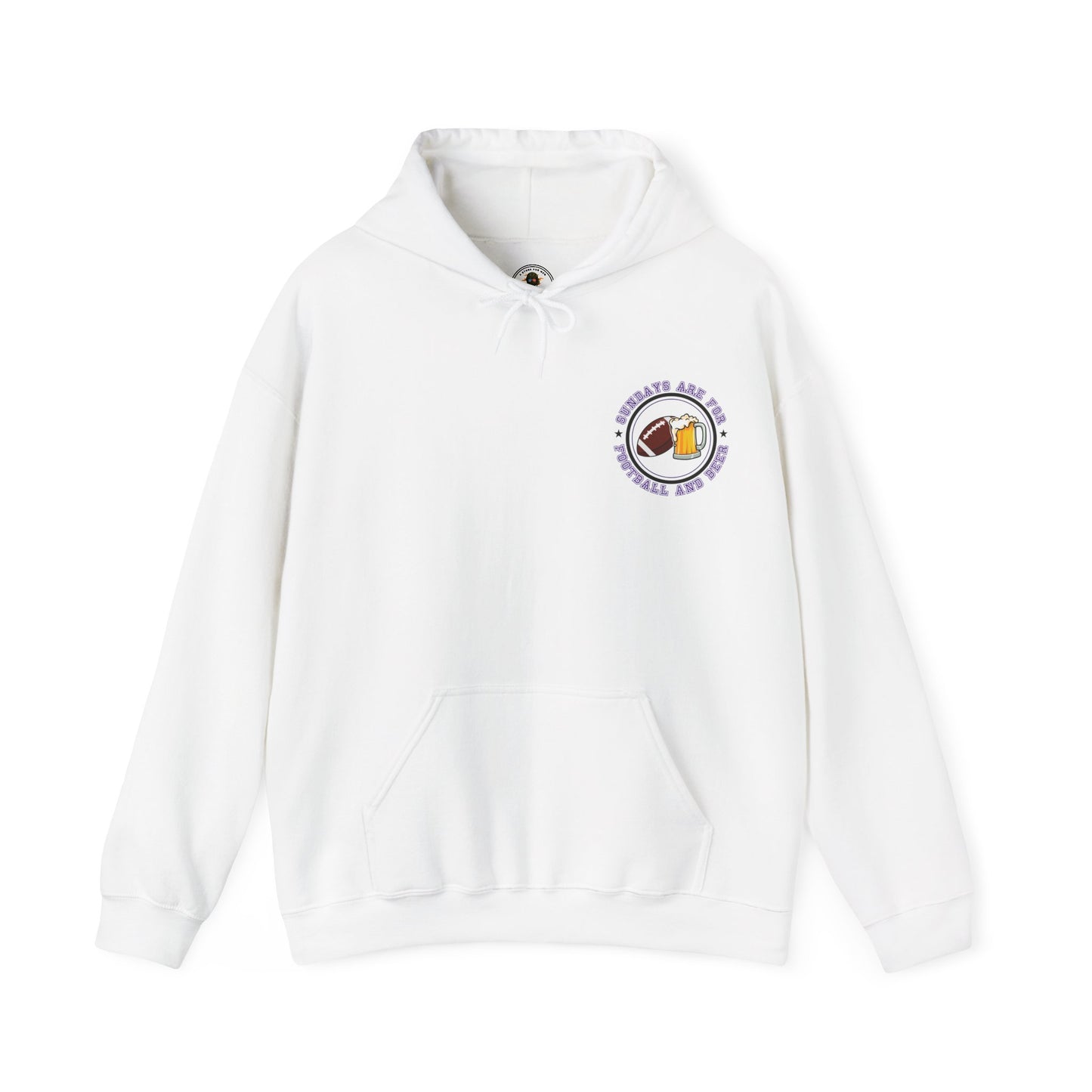 Sundays Football and Beer Hoodie - Purple