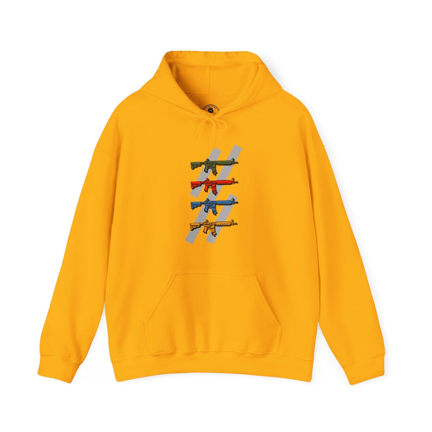 The Pew Pew Hoodie — Cool Multi-Color Design