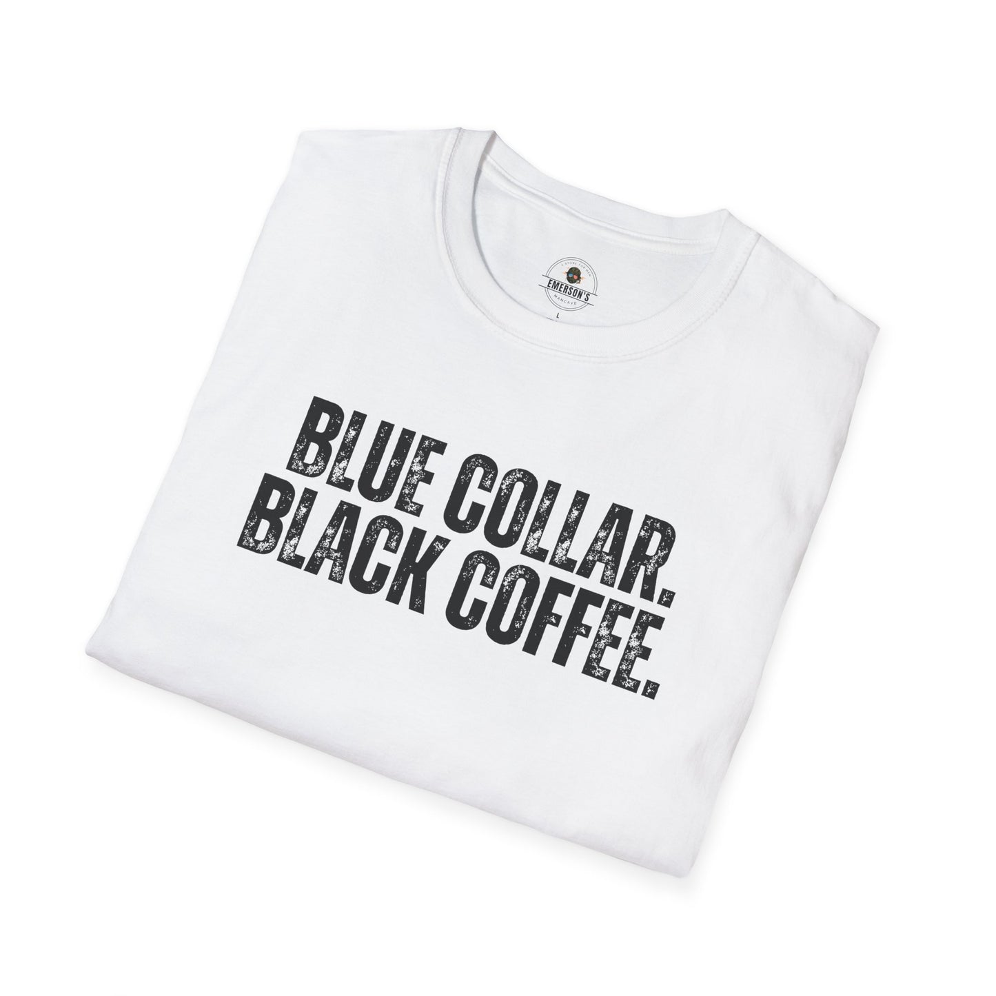 Blue Collar. Black Coffee. T-Shirt
