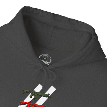 The Pew Pew Hoodie — Cool Multi-Color Design