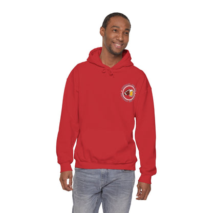 Sundays Football & Beer Hoodie - Red and Silver